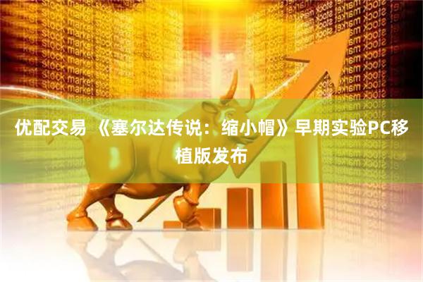优配交易 《塞尔达传说：缩小帽》早期实验PC移植版发布