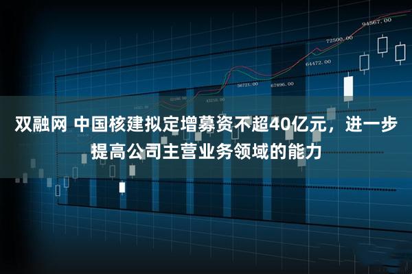 双融网 中国核建拟定增募资不超40亿元，进一步提高公司主营业务领域的能力